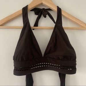 Brown Robin Piccone Bikini Top